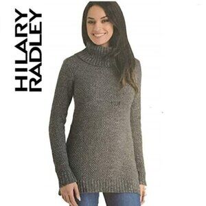 Nwot Hilary Radley Grey Turtleneck Sweater​​​​​